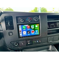 4 64GB 8in Android Car Stereo For Chevrolet Express 2008-2024 Radio Stereo - Built-in CarPlay & Android Auto with Backup Camera, GPS Navigation & Steering Wheel Control