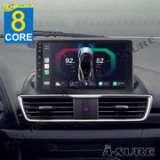 4+64GB Android 14 Car Radio Stereo for Mazda 3 2014-2018 Low-end, 8 Core Wireless CarPlay Android Auto GPS Navi Wi-Fi BT DSP FM RDS 1280HD Backup Camera
