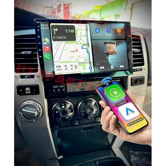4+64GB For Toyota 4Runner 2003-2009 CarPlay Android Car Stereo Radio GPS Navi