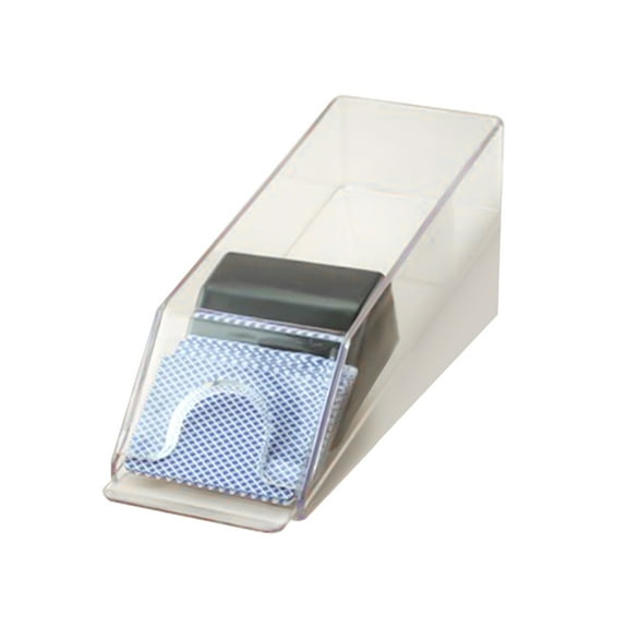 4/6Deck Acrylic Blackjacks Dealing Shoe Pokers Dealer Shuffler