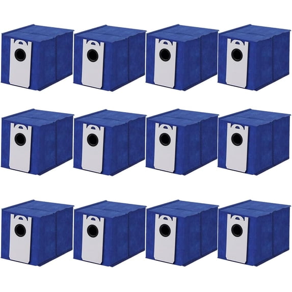 4.6L Dust Bags Compatible with bObsweep UltraVision PET24-7-913 and UltraVision Pet Self-Empty PET24-7-915 Robot Vacuum, 12 Pack