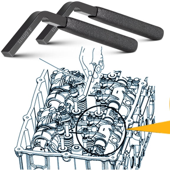 (4.6MM & 4.1MM) Engine Brake Adjustment Tool for Detroit Diesel DD13 DD15 DD16