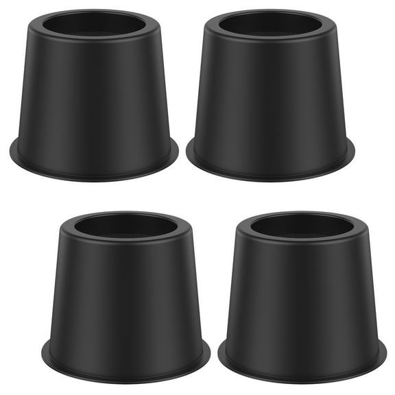 4/6Pcs Bed Riser 4 Inch Heavy Duty Round Furniture Riser Plastic Bed Lift Riser Sofa Couch Lift Riser Table Leg Riser Elevation in Height 3.2 Inch for Table Chair Sofa Bed