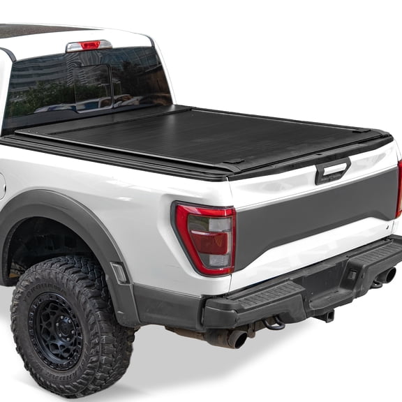 4.6ft Hard Folding Tonneau Cover for 2022-2026 Ford Maverick, 54.4" Flip-Up Low Profile Truck Bed Cover