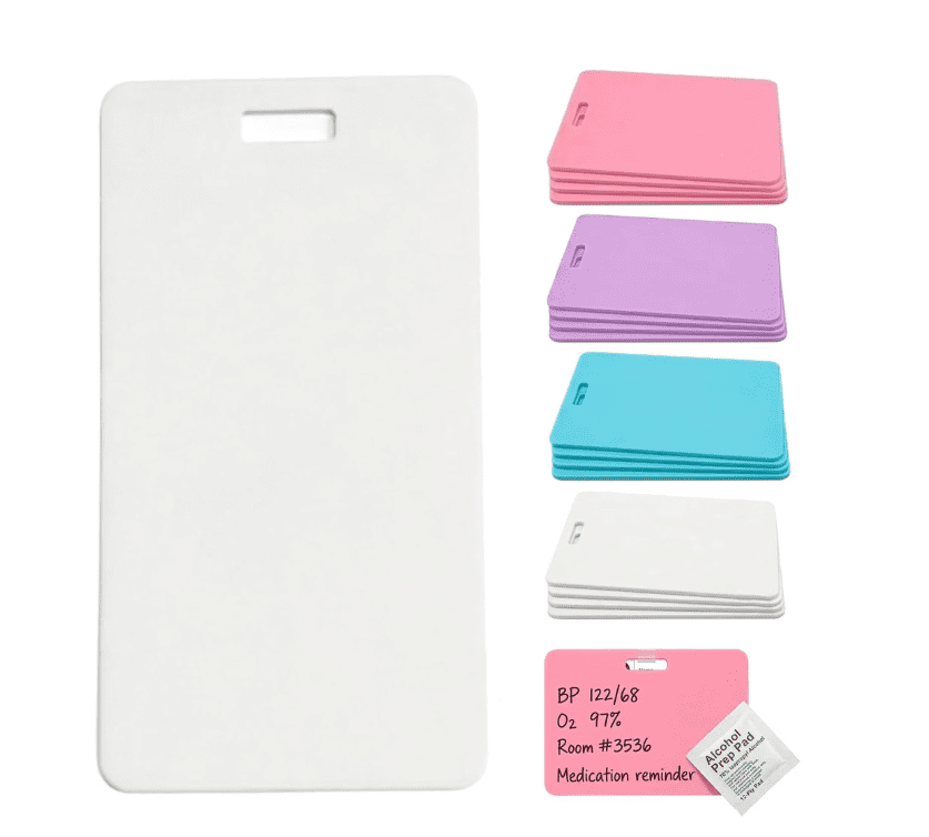 4.7*3.1in Erasable Silicone Badge Note, Reusable Badge Sticky Notes ...