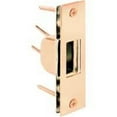 47/8 in. Steel Brass Plated Armored Security Box Strike Plate