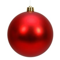 4.7'' Christmas Ball Ornaments - Large Christmas Ornaments,1Pcs Shatterproof Plastic Christmas Ornaments Hanging Ball Decorations for Xmas Tree, Holiday, Wedding, Party(Z1-Red)