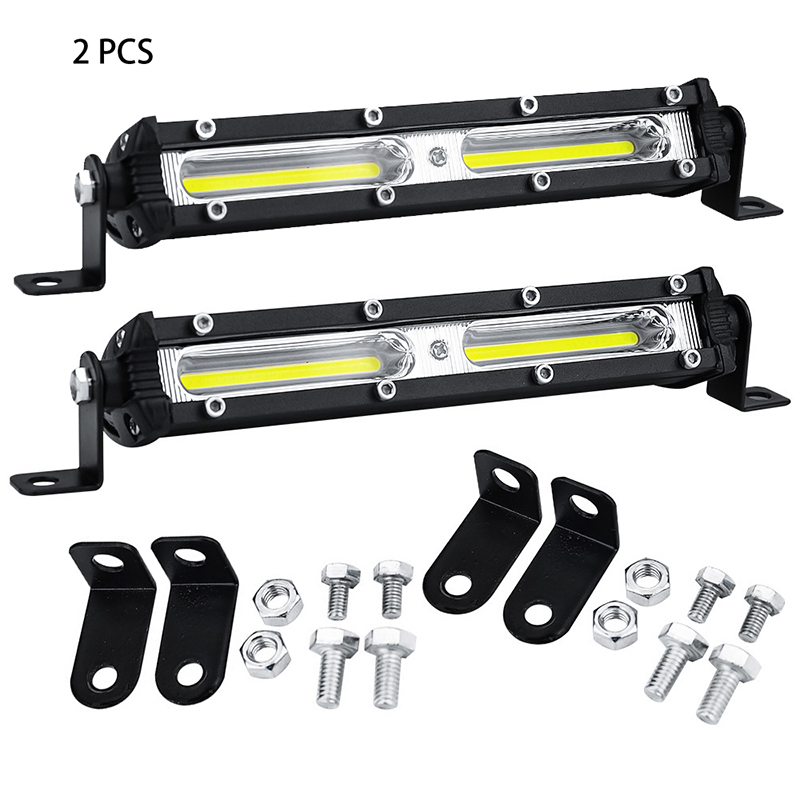 4" 7" Inch 12V 24V Car LED Light Bar 9W 18W Off road LED Bar Auto Fog