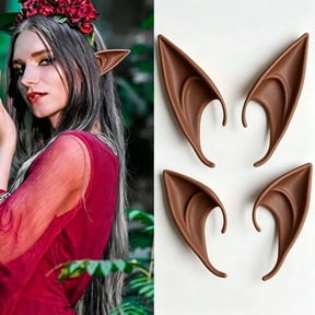 4.7 Inch Soft Latex Elf Ears Cosplay Accessory Fairy Hobbit Pointed Ear Prosthetic Decor