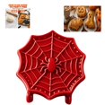 thumbnail image 1 of 4.7 Inch Spider Web Halloween Mini Hand Pie Mold Food Grade Reusable Dough Press for Fall Family Party Baking, 1 of 5