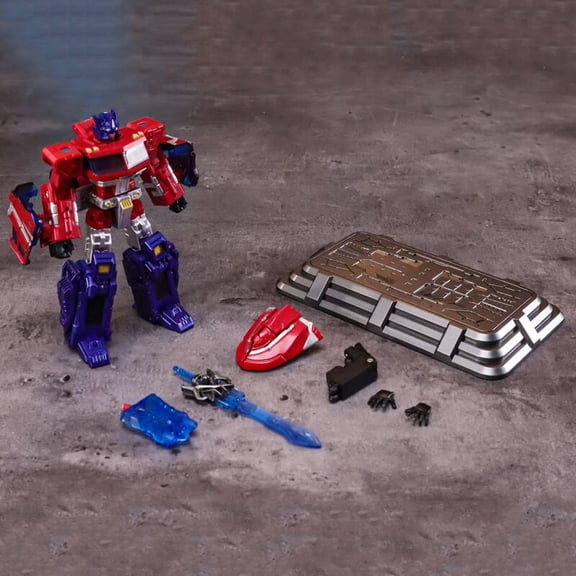 4.7-Inch Transforming Concept Art Optimus Prime KO Action Figure - Convertible Robot to Car, Ideal Gifts (JD-01)