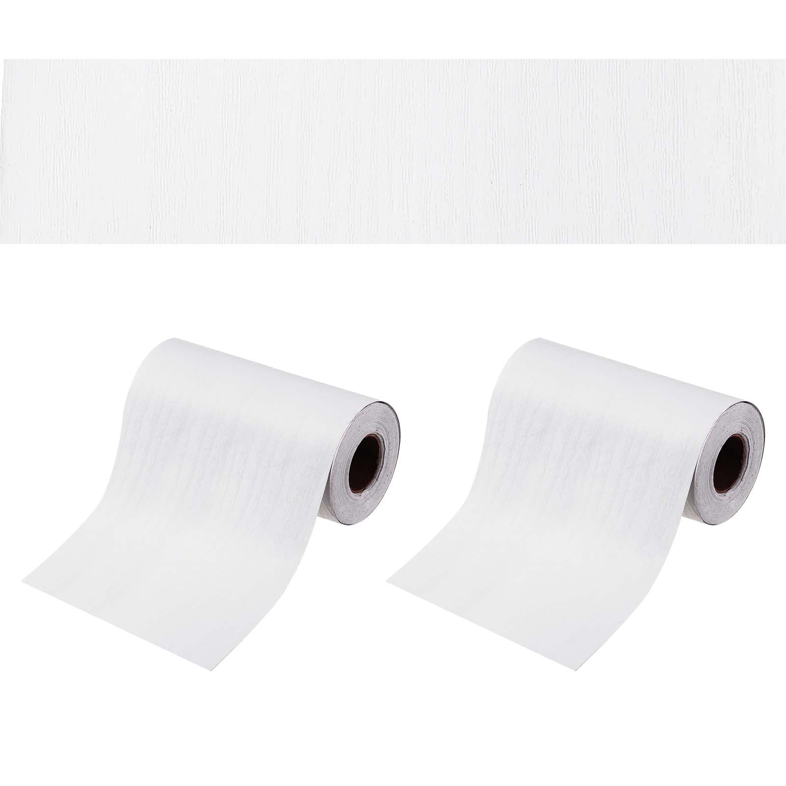 4.7 Inch x 66ft Wood Grain Repair Tape, Self Adhesive Realistic Textured Repair Tape Patch for Floor Door Table Cabinets Desk, White