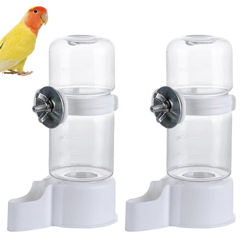 4.7 Oz Plastic Parrot Water Dispenser,2 Pcs Automatic Water Feeder for ...