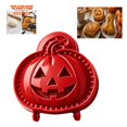 thumbnail image 1 of 4.7" Pumpkin Halloween Mini Hand Pie Molds Fall Themed Baking Supplies Shapes Food Grade Dough Press Cutter Halloween Baking Supplies Reusable Pocket Pie Maker for Family Party Baking, 1 of 5