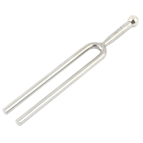 4.7" Stainless Steel Tuning Fork Physics Sound Frequency Silver Tone