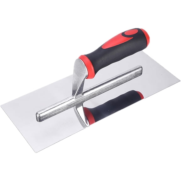 4.7"x11" Stainless Steel Finishing Trowel - Rivet-Free Concrete Plastering Tool for Tile, Masonry & Construction
