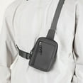 thumbnail image 1 of 4.72*7.48 Inch Mini Sling Bag - Men Women Small Waterproof Crossbody Bag Casual Phone Chest Bag for Travelling Hiking, 1 of 8