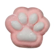 4.72 Inch Flocked Cat Paw Squishy Fidget Toys for Adults Ultra Soft Velvet Texture Slow Rebound Handheld Sensory Gadget Mini Desktop Office Decor Multi Color 1 Pack