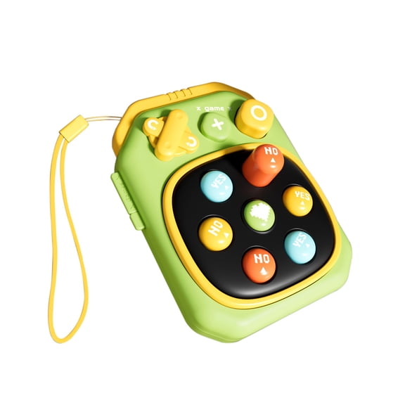 4.72 Inch Mini Speed Push Game Console,Portable Whack-A-Mole Reaction Trainer Toy for Stress Relief