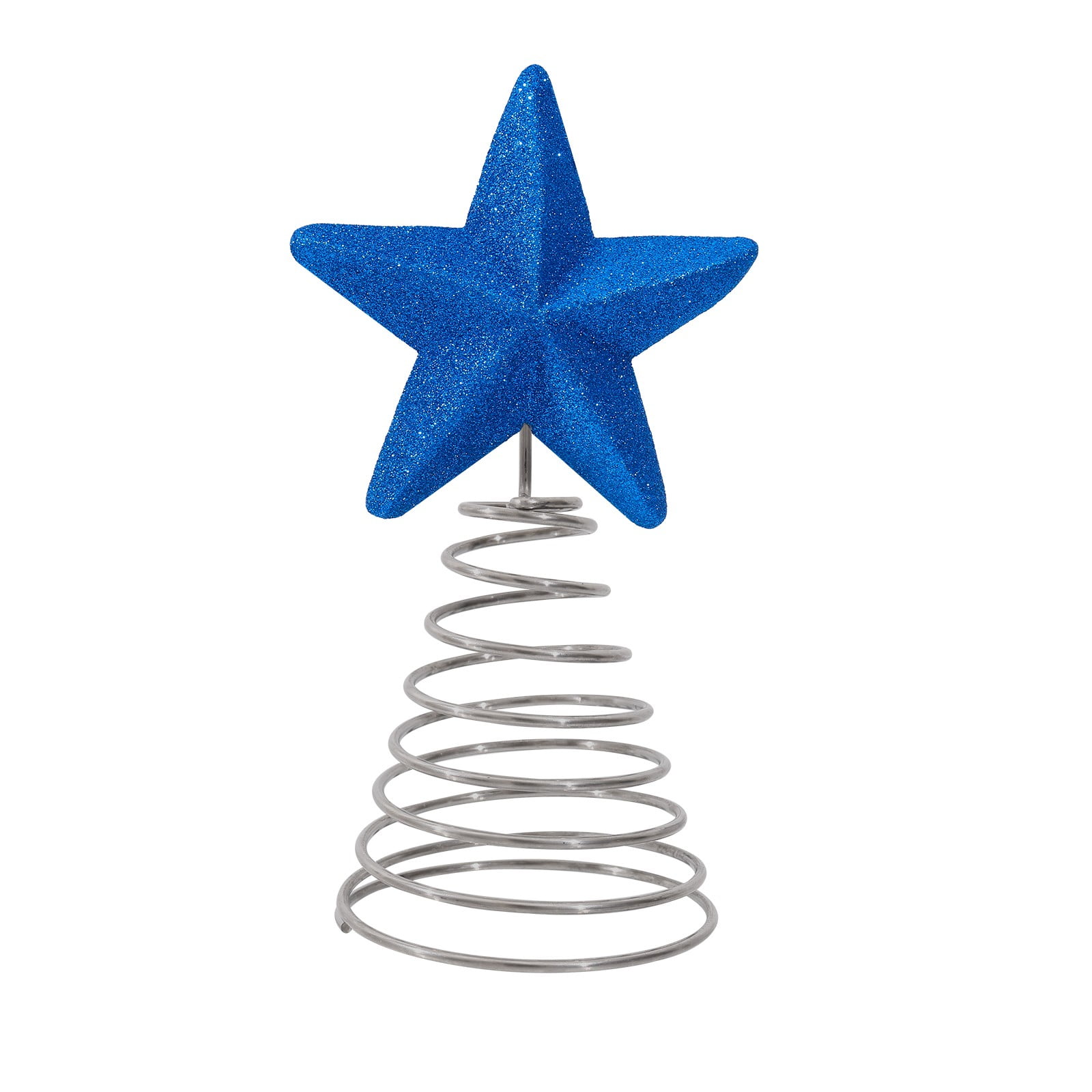 4.72 Inch Red White Blue Sequin Foam Spring Tree Topper Star, USA 250th ...