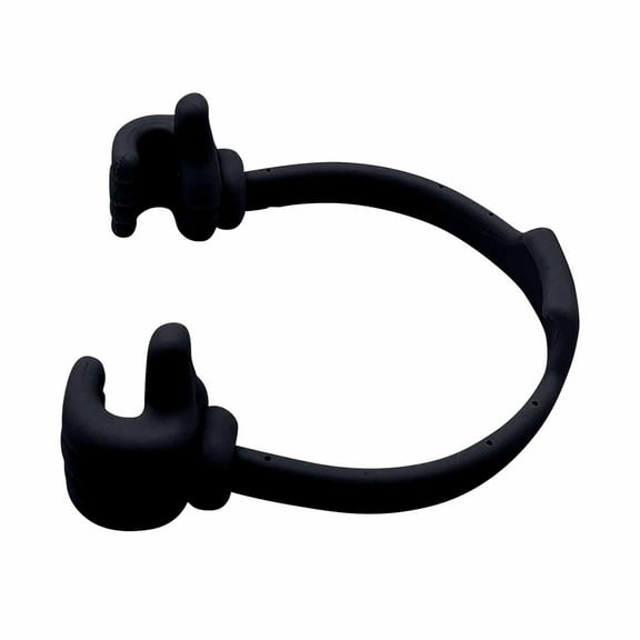 4.72x4.33x1.57 inch Universal Thumb Grip Stand for Mobile Phones and Tablets (Black)