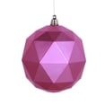 thumbnail image 1 of 4.75" Mauve Matte Geometric Ball 4/bag, 1 of 2