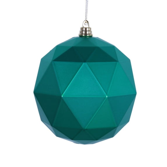 4.75" Seafoam Green Matte Geo Ball 4/bag