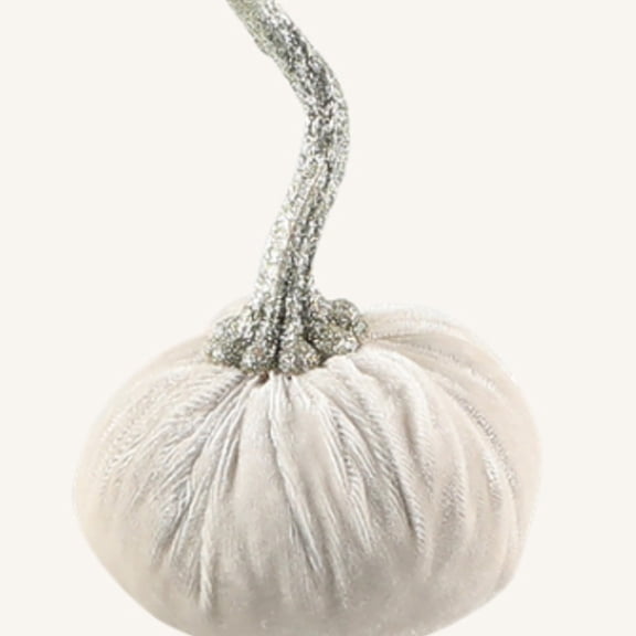 4.75" Small Velvet Pumpkin