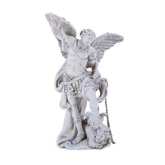 4.75" Tall White Saint Michael "Prince of Heavenly Hosts" Archangel Collectible Figurine