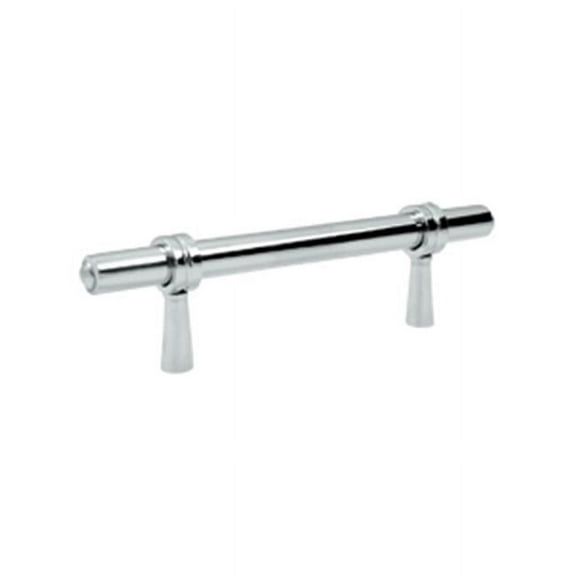 4.75 in. Adjustable Pull- Bright Chrome - Solid