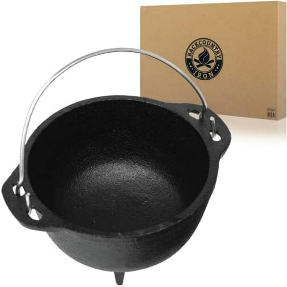 4.75 inch Cauldron Cast Iron Country Kettle for Wicca and Witchcraft$$Home Decor, Kitchen, & Other