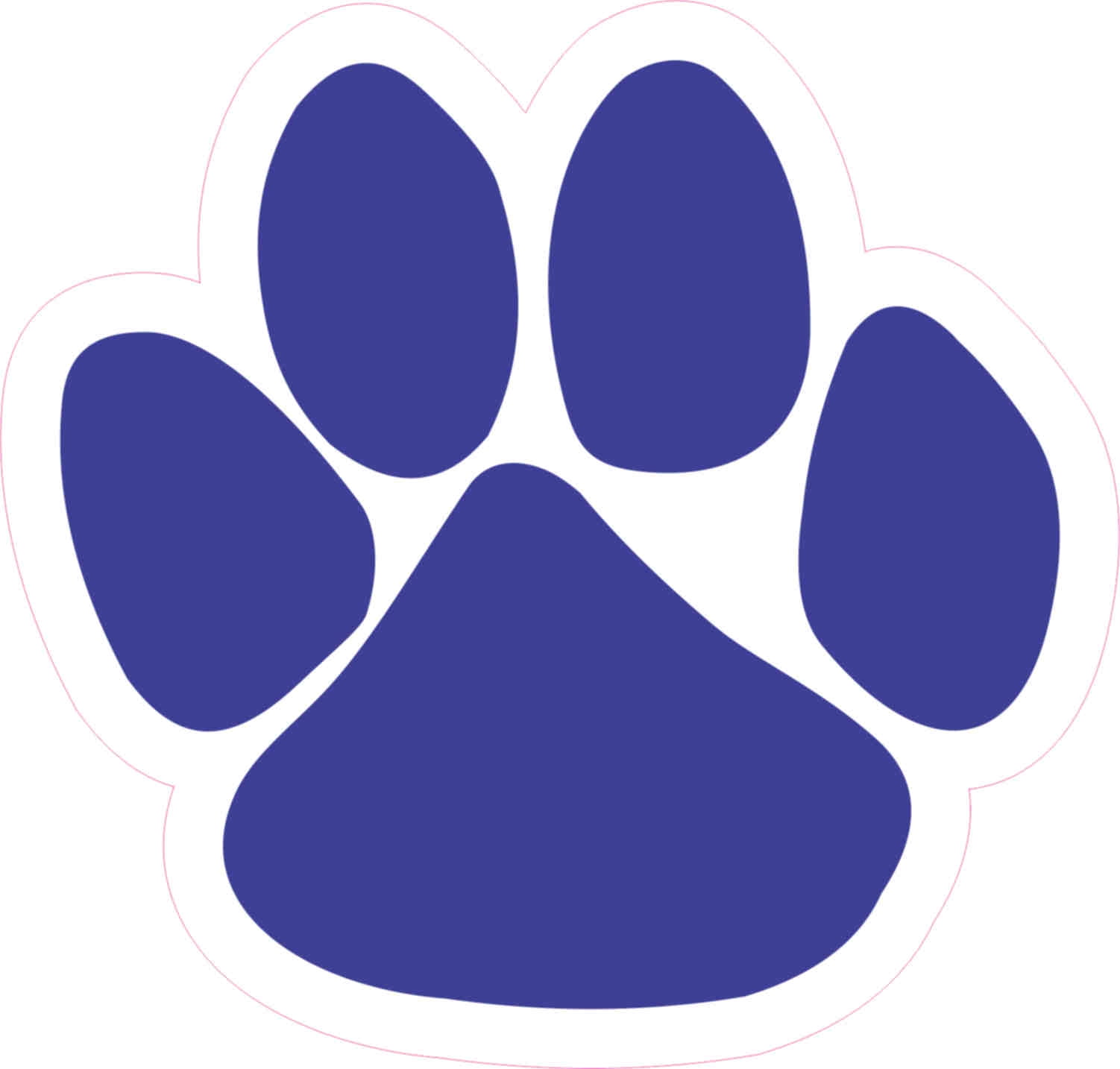 Texas State Paw Print Sticker – Dog Cat Pet Decal For Car, Truck, Laptop (5 Inch)