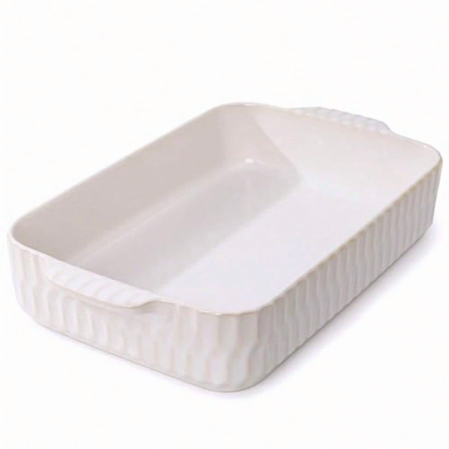 4.7QT Casserole Dishes for Oven 9x13 Large Lasagna Pan Ceramic Baking Dish Rectangular Lasagna Pan Deep with Handles for Baking Casserole Kitchen Gift for Mother Father Women Men - Walmart.com