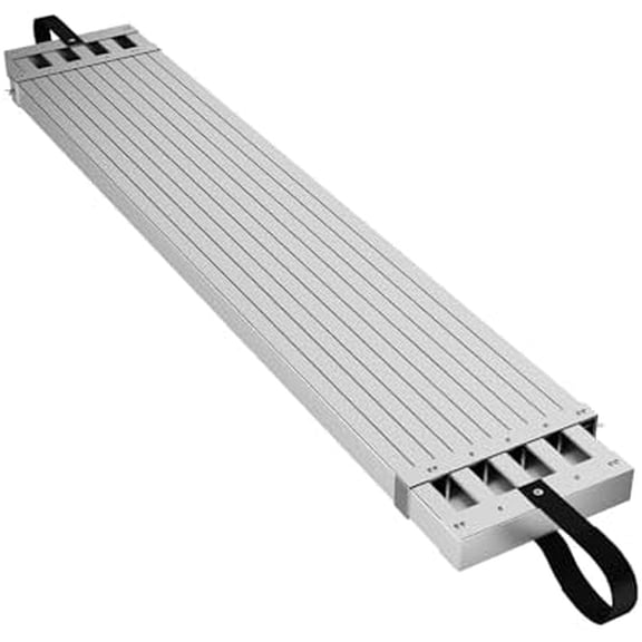 4-7ft Aluminum Work Plank, Telescoping Plank, 440LBS Capacity, Adjustable Aluminum Plank, Equipped with Skid-Proof Platform Scaffold  Accessory$$Tools & Hardware Other