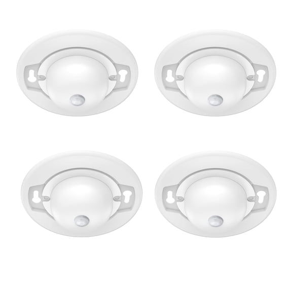 4.7in Motion Sensor Ceiling Light Wired Colth closet light Flush Mount Light for Hallway Wall,4000K (4-Pack)