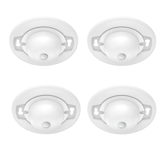 4.7in Motion Sensor Ceiling Light Wired Colth closet light  Flush Mount Light for Hallway Wall,4000K (4-Pack)