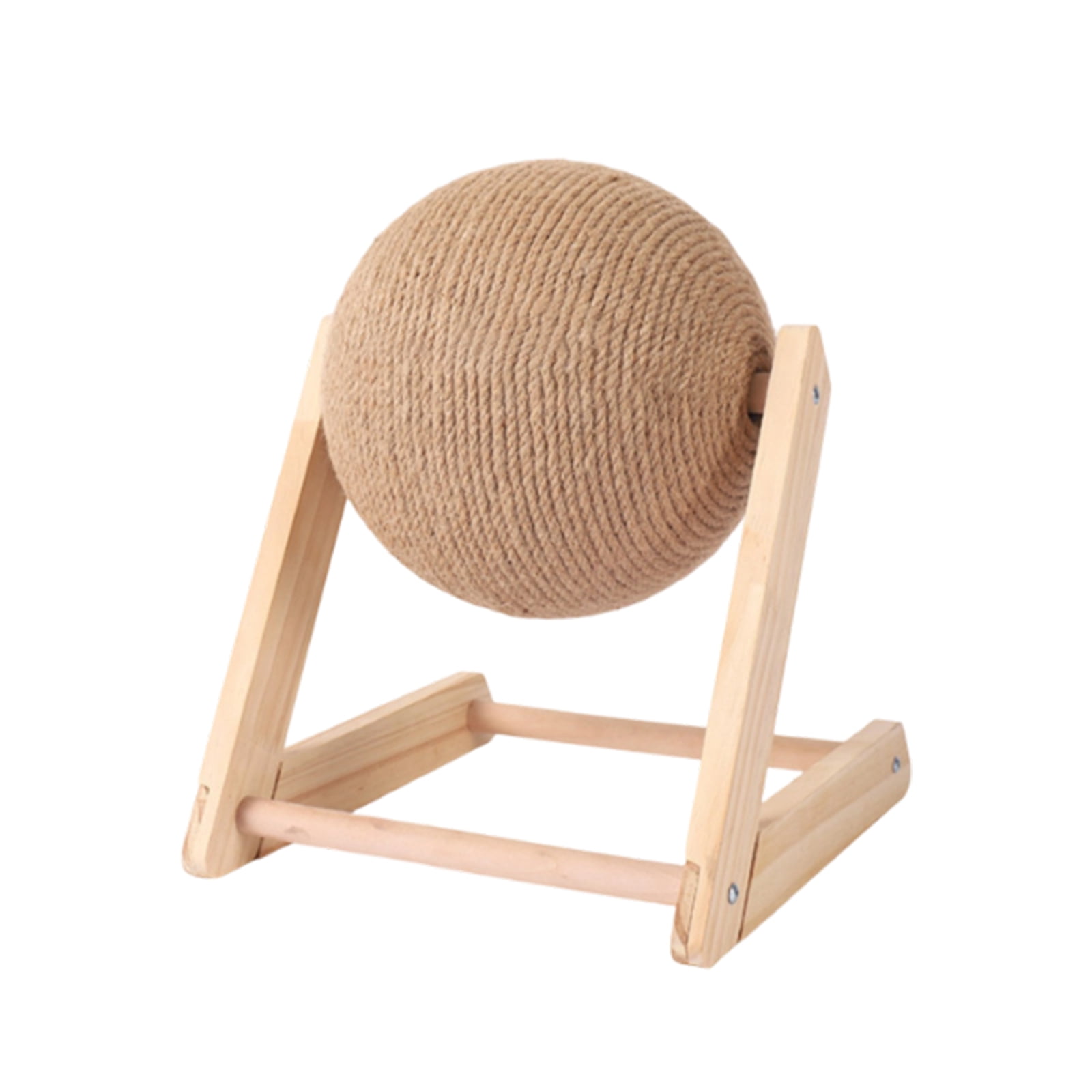 4.7in Natural Sisal Cat Scratching Board, Interactive Feline Play Toy, Durable Scratch Pad for Indoor Cats, Furniture Protection, Claw Care Daily Supplies, D