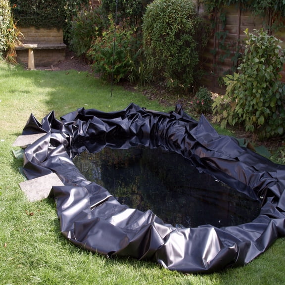 4.7mil Thickness Flexible Water Garden Fish Pond Liner PVC Pool Landscaping