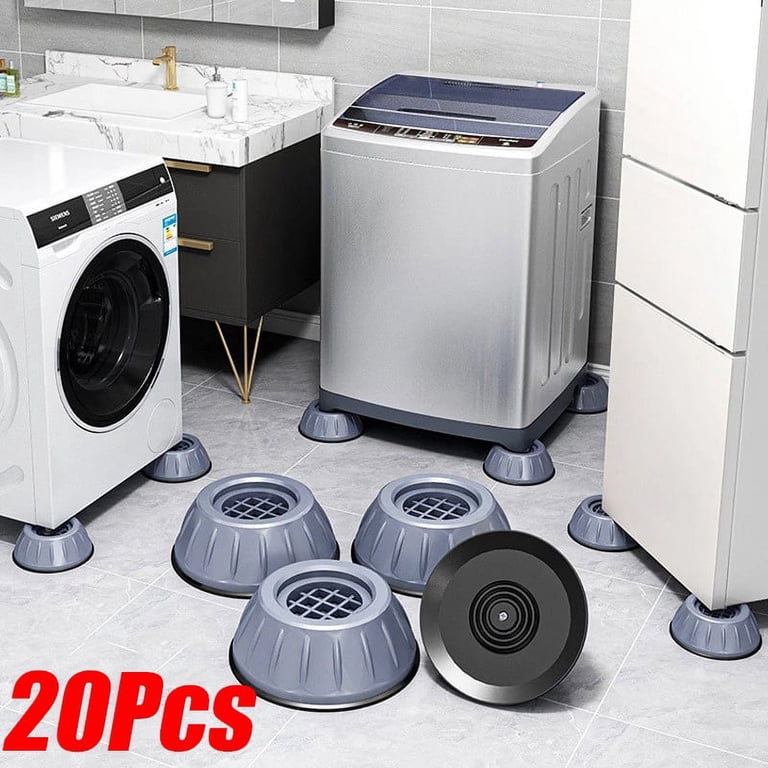 4/8/12/20PCS Anti Vibration Feet Pads Rubber Mat Slipstop Silent Universal Washing  Machine Refrigerator Furniture Fixed Raiser Dampers Stand