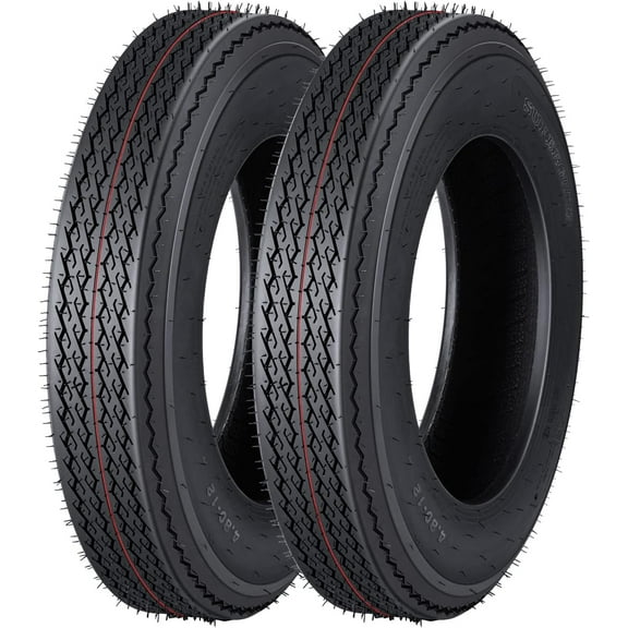 4.8-12 4.8x12 480-12 4.80-12 Trailer Tires, Load Range C, 6PR