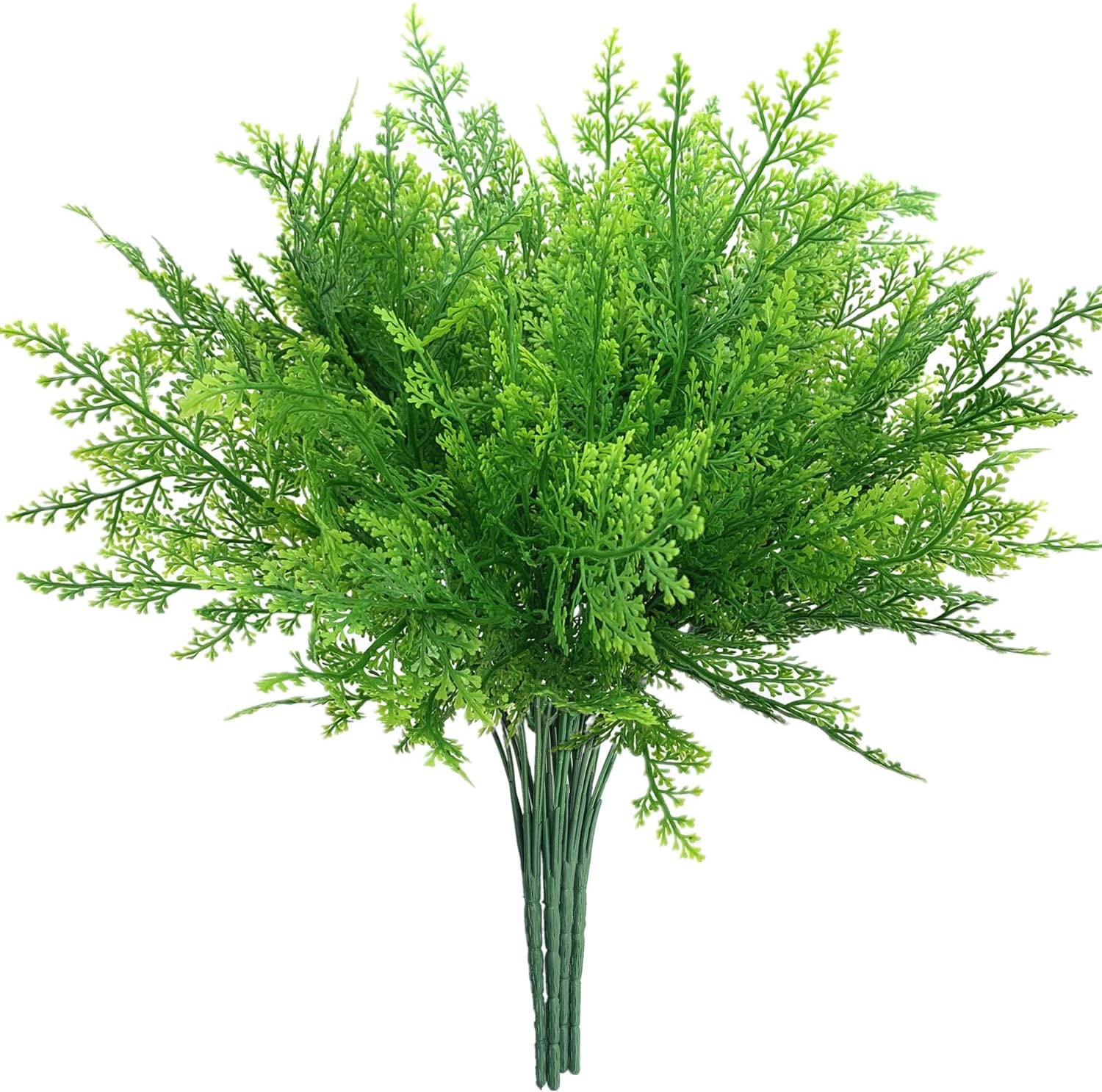 4/8/12 Artificial Shrubs Bushes Plants Fake Asparagus Ferns Stems Plant ...