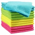 thumbnail image 1 of 4/8/12 Packs 30x30cm Microfiber Cleaning Cloth with 4 Color Assorted, Mix Color Scrubbing Wash Cloths,Dish Towels Sets, 1 of 6