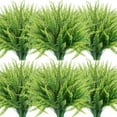 thumbnail image 1 of 4/8/12 Pcs Artificial Boston Fern Plants Greenery UV Resistant Fake Plants Greenery for Outdoors Fern Plant for Hanging Planter Front Porch Garden Sidewalk Farmhouse Decoration (4pcs), 1 of 8