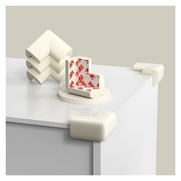 4/8/12 Pcs Soft Foam Safety Corner Protectors Edge Corners Protection Anti Collision Bumper Proofing Cushion For Furniture Fireplace Coffee Table Desk Guards Sharp Edges Protection