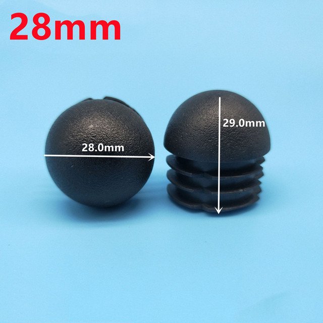 4/8/16pc Round Plastic Steel Pipe Plug Non Slip Chair Leg Foot Dust Cover Chair Leg Caps Floor