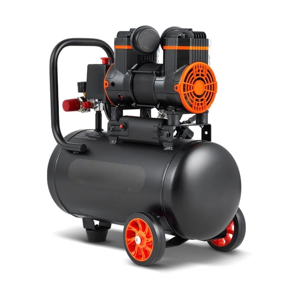 4.8 Gallon Air Compressor, 1.2HP Oil-Free Quiet Compressor for Tire & Auto