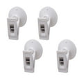 thumbnail image 1 of 4/8 Pcs Shower Curtain Clips Shower Curtain Weight Clip Curtain Clips Small Wire Holder for Shower Water Splashing Out, 1 of 8