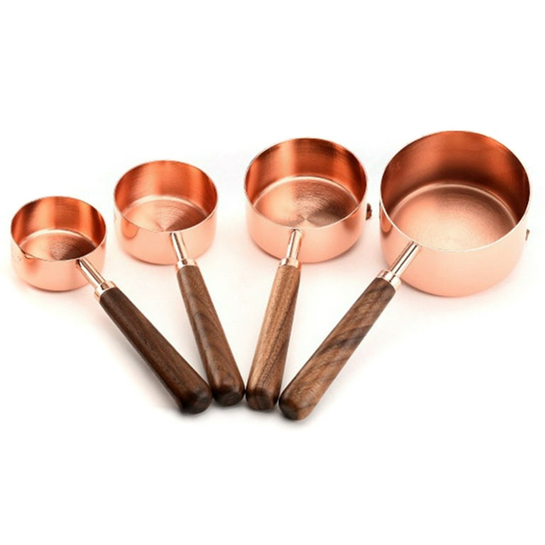 8pcs/set Stainless Steel Handle Measuring Cups And Spoons For
