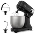 thumbnail image 1 of 4.8 Qt Electric Stand Mixer with 12 Speed Settings, Lightweight And Portable Kitchen Mixer for Everyday Use, Includes Egg Whisk, Dough Hook, And Flat Beater, 1 of 6