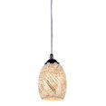 thumbnail image 1 of 4.8 in. Shade Lighting Melia Mosaic 1 Light Ceiling Mini Pendant - Chrome, 1 of 1